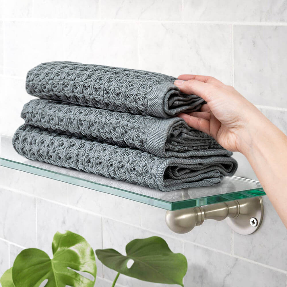 Sutera Silver Thread Towels